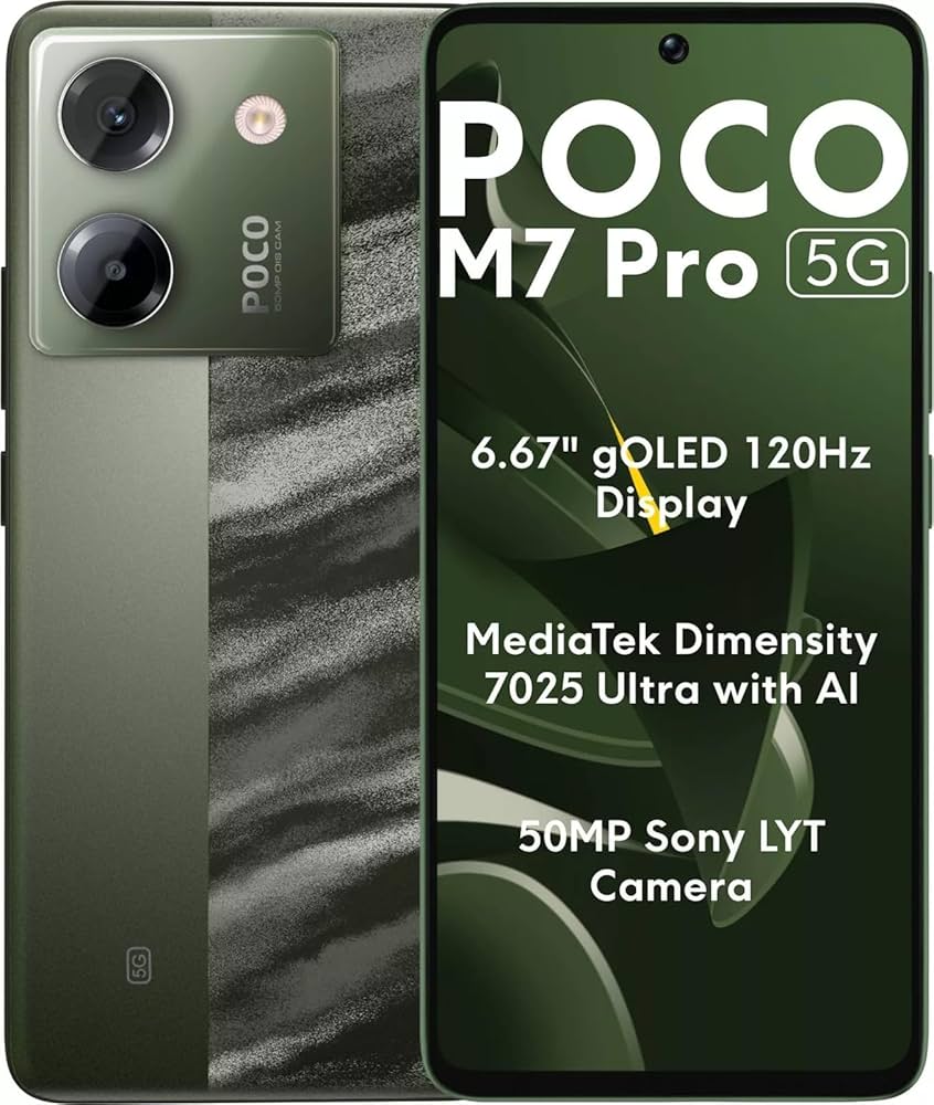 【新品】POCO M7 Pro 5G ram 8GB rom 256GB Amazon.com: Poco M7 Pro 5G (256GB + 12GB) (for Tmobile Mint Tello